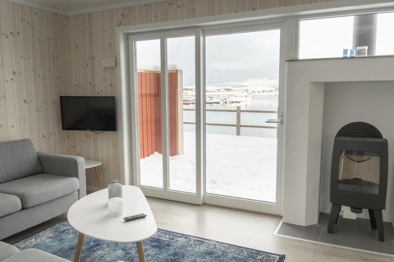 Willa Brand New Nappstraumen Seaview Cabin Gravdal  Zewnętrze zdjęcie