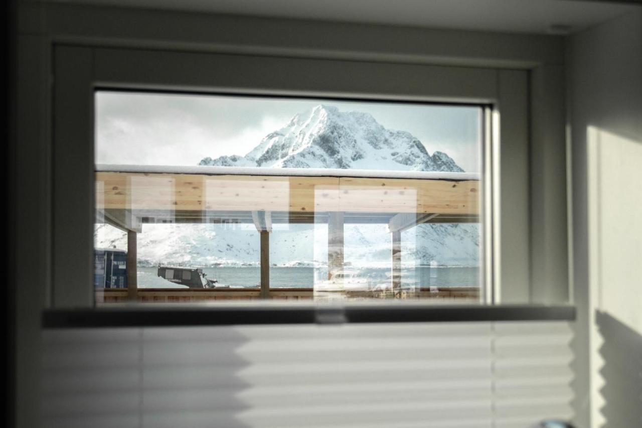 Willa Brand New Nappstraumen Seaview Cabin Gravdal  Zewnętrze zdjęcie