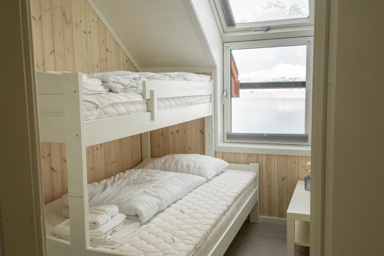 Willa Brand New Nappstraumen Seaview Cabin Gravdal  Zewnętrze zdjęcie