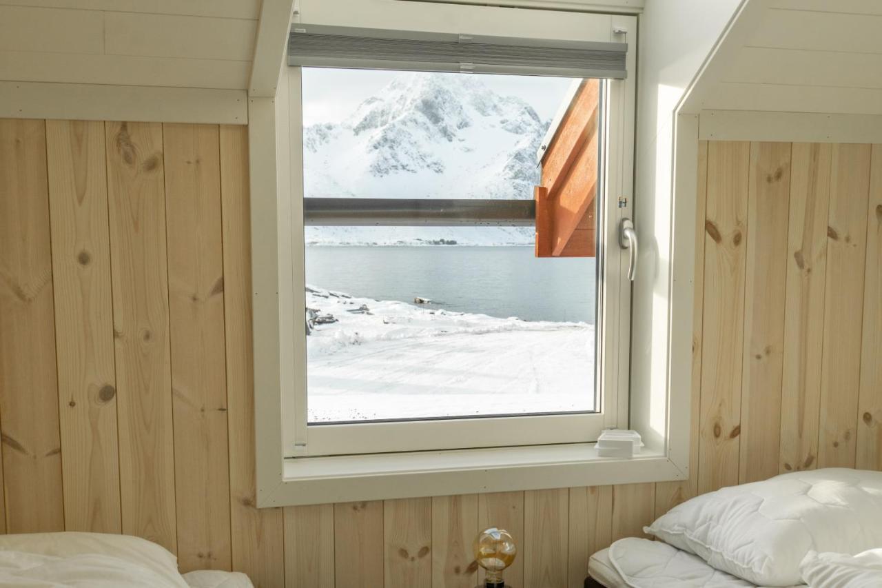 Willa Brand New Nappstraumen Seaview Cabin Gravdal  Zewnętrze zdjęcie